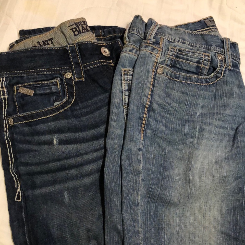 Men’s buckle jeans